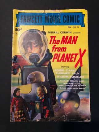 Fawcett Movie Comic (1950) 15 Golden Age 1952 The Man From Planet X Rare