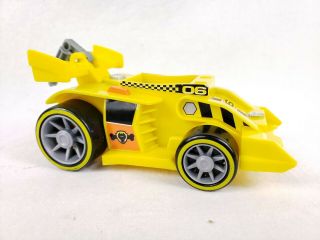 Paw Patrol Rubble Race Car Pull Back Vehicle Yellow Car Sounds Interactive Rare