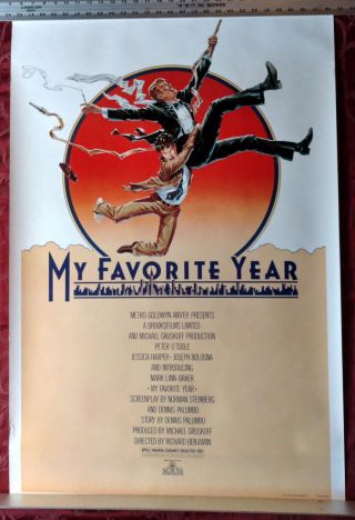 Rare Movie Poster My Favorite Year Peter O 