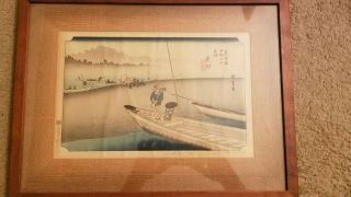 Rare Gihachiro Okuyama Japanese Woodblock Print