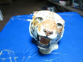Tiger Animal Bust/statue,  A Beauty Check Out This Rare Gem