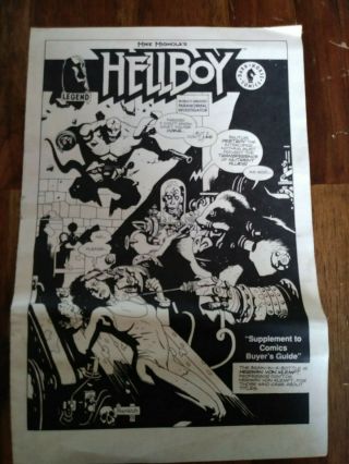 Hellboy Supplement To Comics Buyer 