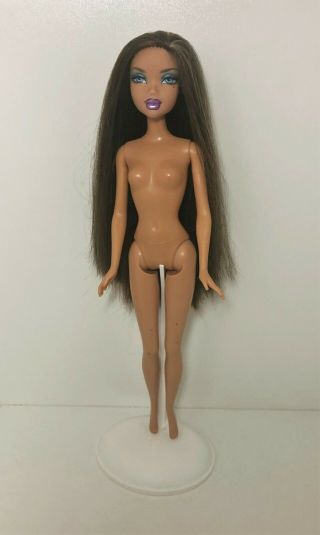 My Scene Golden Bling Delancey Nude Doll Barbie Collector Mattel Ooak Rare