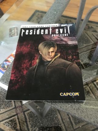 Resident Evil 4 Strategy Guide Brady Games Prologue Promo Gamecube Nintendo Rare