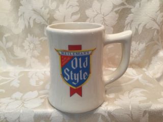 Vintage,  Rare,  Heileman’s Old Style Beer Mug,  Stein,  Advertising Jug Cup Mug