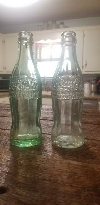 Extremely Rare " R,  " Aliceville Alabama Bottle 1915 Hobbleskirt Ala Bottle X2