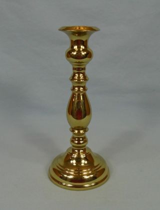 Virginia Metalcrafters 5.  5 " Tall Brass Candle Holder Tulip Candlestick 3014 Rare