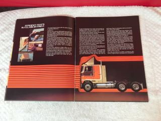 Rare 1970s International Harvester Eagle Truck Dealer Brochure 11 Page