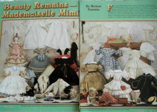 15p Costuming History Article,  Pics - Antique Huret Dolls & Their Clothing