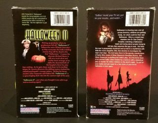 Halloween II,  Halloween III GoodTimes VHS Tapes,  Rare,  Horror 2