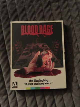 Blood Rage Bluray Arrow Video W/slipcover Oop Rare 3 Disc Limited Edition