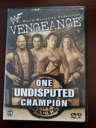 Wwf - Vengeance (dvd,  2001) Wwe Rare