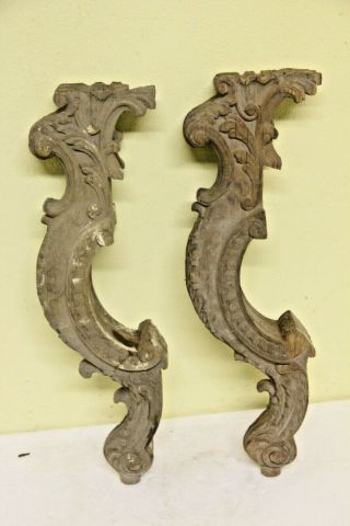 Hand Carved Wooden Gothic Fancy Leg Carvings