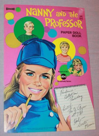 Vintage Nanny And The Professor Paper Doll Book & Uncut