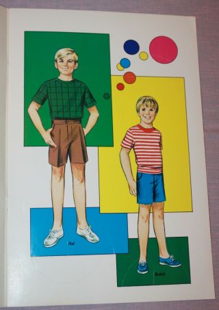 Vintage Nanny and the Professor Paper Doll Book & Uncut 2