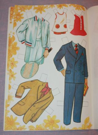 Vintage Nanny and the Professor Paper Doll Book & Uncut 3