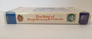 The Best Of Bugs Bunny & Friends Rare & OOP MGM/UA Home Video VHS 2