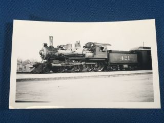Atchison Topeka & Santa Fe Railway Railroad Locomotive 421 Antique Photo