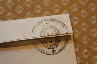1823 manuscript letter Royal order Legion d ' honneur stamp Chancellor autograph 2