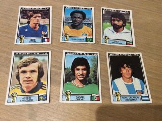 Panini Argentina 78 World Cup 78 Album Loose Stickers Ultra Rare X 38