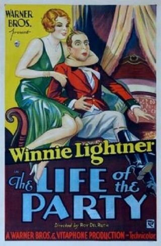 Life Of The Party Rare Classic Pre Code Comedy Dvd 1930 Winnie Lightner
