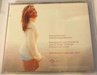 BRITNEY SPEARS - WORD FOR WORD A RADIO INTERVIEW (Rare OOP,  Promo Double CD) 2