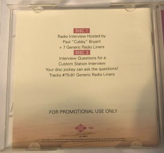 BRITNEY SPEARS - WORD FOR WORD A RADIO INTERVIEW (Rare OOP,  Promo Double CD) 3