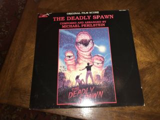 Rare Vintage 1985 Deadly Spawn Ost Vinyl Michael Perilstein Oop