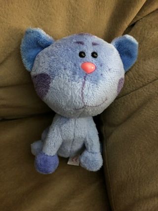 Rare Ty Beanie,  Periwinkle - Purple Cat From Nick Jr.  Blues Clues,  Htf