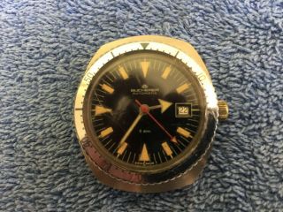 Bucherer Rare Vintage Swiss Made Dive Watch,  5 Atmos 4960