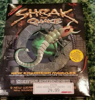 Rare Vintage - Shrak For Quake - Expansion - Big Box Pc Collectors Addon