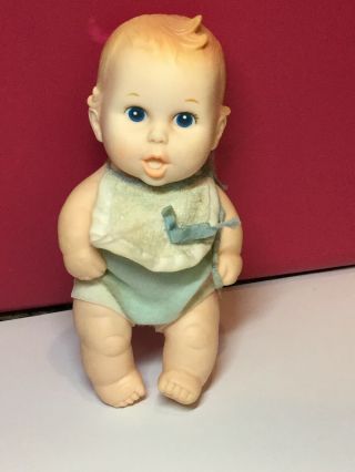 Vintage 1989 Gerber Products Small 6” Baby Doll Lucky Inc.  Co.