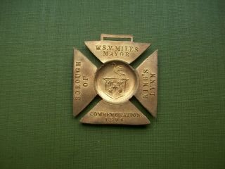 Rare,  1894: Kings Lynn,  Norfolk Medal.  Duke Of York Opening Of Technical School