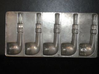 Professional,  Vintage Metal Chocolate Mold,  Pipes.