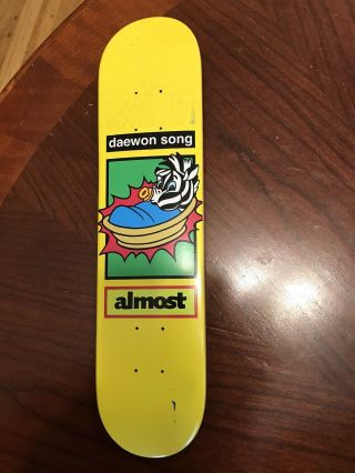 Daewon Song Almost Collectible Mini Skateboard Hard To Find Rare