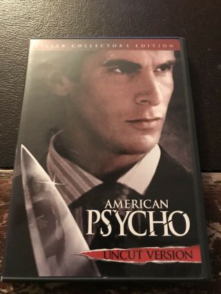 Dvd - American Psycho (2005,  Uncut,  Killer Collector 