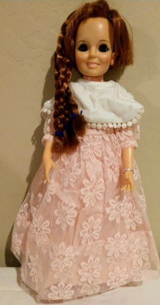 1968 Vintage Ideal Toy Chrissy Doll Growing Hair Doll 3