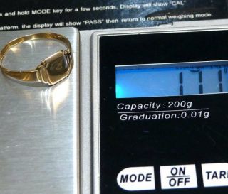 ANTIQUE VINTAGE 9ct GOLD SIGNET RING PRETTY 9ct GOLD RING SCRAP GOLD OR WEAR, 3