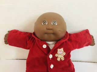Vtg Cabbage Patch Kids African American Black Baby Boy Doll 2