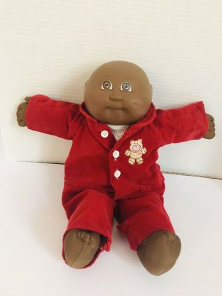 Vtg Cabbage Patch Kids African American Black Baby Boy Doll 3