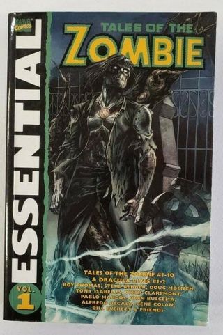 Essential Tales Of The Zombie Volume 1 Rare Oop Tpb Dracula Lives Roy Thomas
