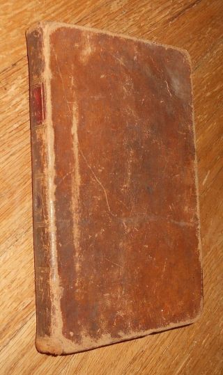1794 Antique Book The Adventures Of Gil Blas Vol.  4 Illustrated W/ Plates Leather