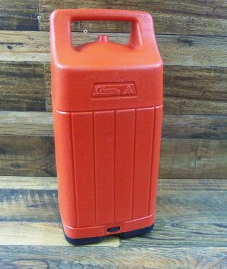 Vintage 1987 Red Plastic Coleman Lantern Carry/storage Case For 220 290 295