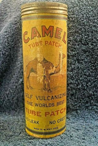 Camel Tube Patch - Automobile Rare Vintage Innertube Repair Kit - 0910