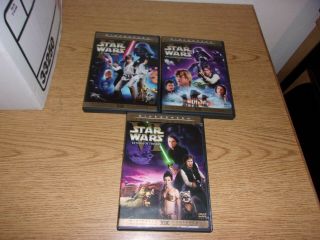 Star Wars Trilogy (6 Dvd) Ws Limited Edition W/ Inserts Rare Authentic Iv V Vi