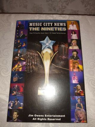 Rare The Music City News The Nineties 8 Dvd Set.  101 Performances