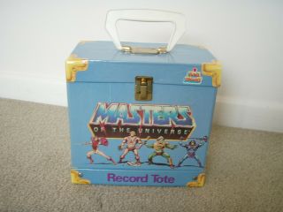 Masters Of The Universe Tote Vintage 45 Rpm Record Carry Case Storage Rare