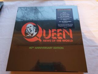 Queen News Of The World 40th Anniversary Box Set Vinyl Rare