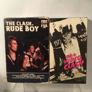 The Clash Rude Boy (vhs) Cbs/fox (1990),  This Is Video Clash Vhs Orig Rare