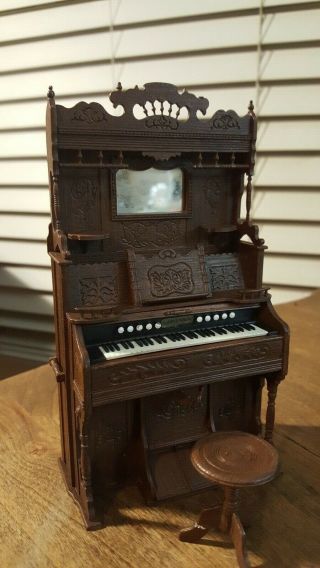 Miniature Victorian Pump Organ